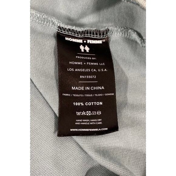 Homme + Femme Paradise Chain Tee with a Hummingbird & Flowers Sz. L - Picture 4 of 5